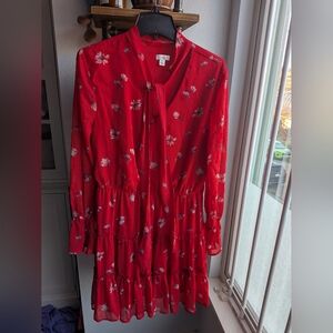 Xhilaration Vibrant Red Dress